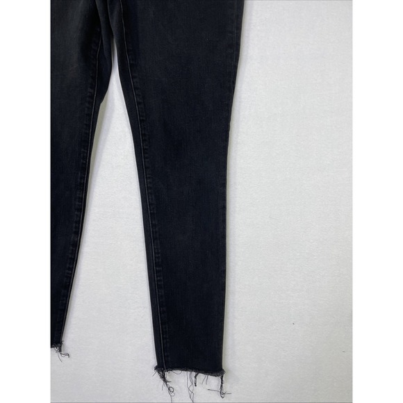 American Eagle Women Size 6 High Rise Dream Stretch Jegging Black Skinny (28x24) - Picture 5 of 10